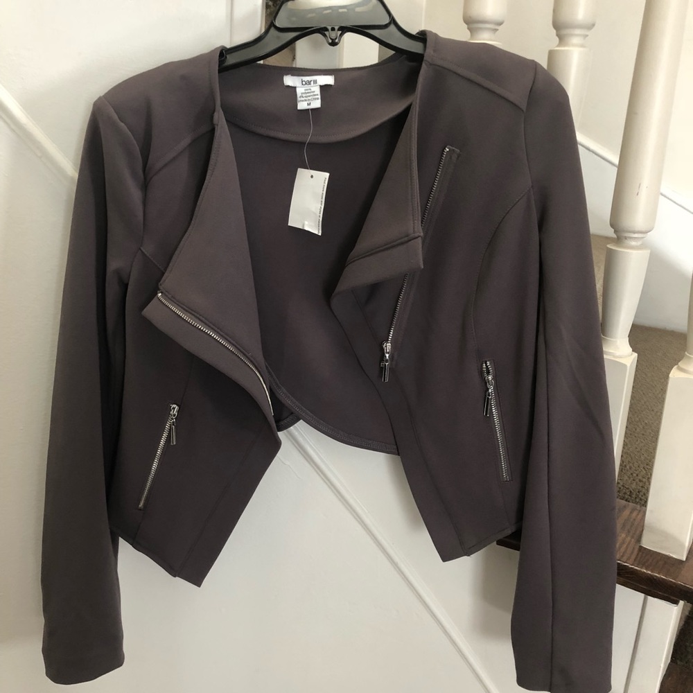 New with tags! Sleek Grey Jacket.